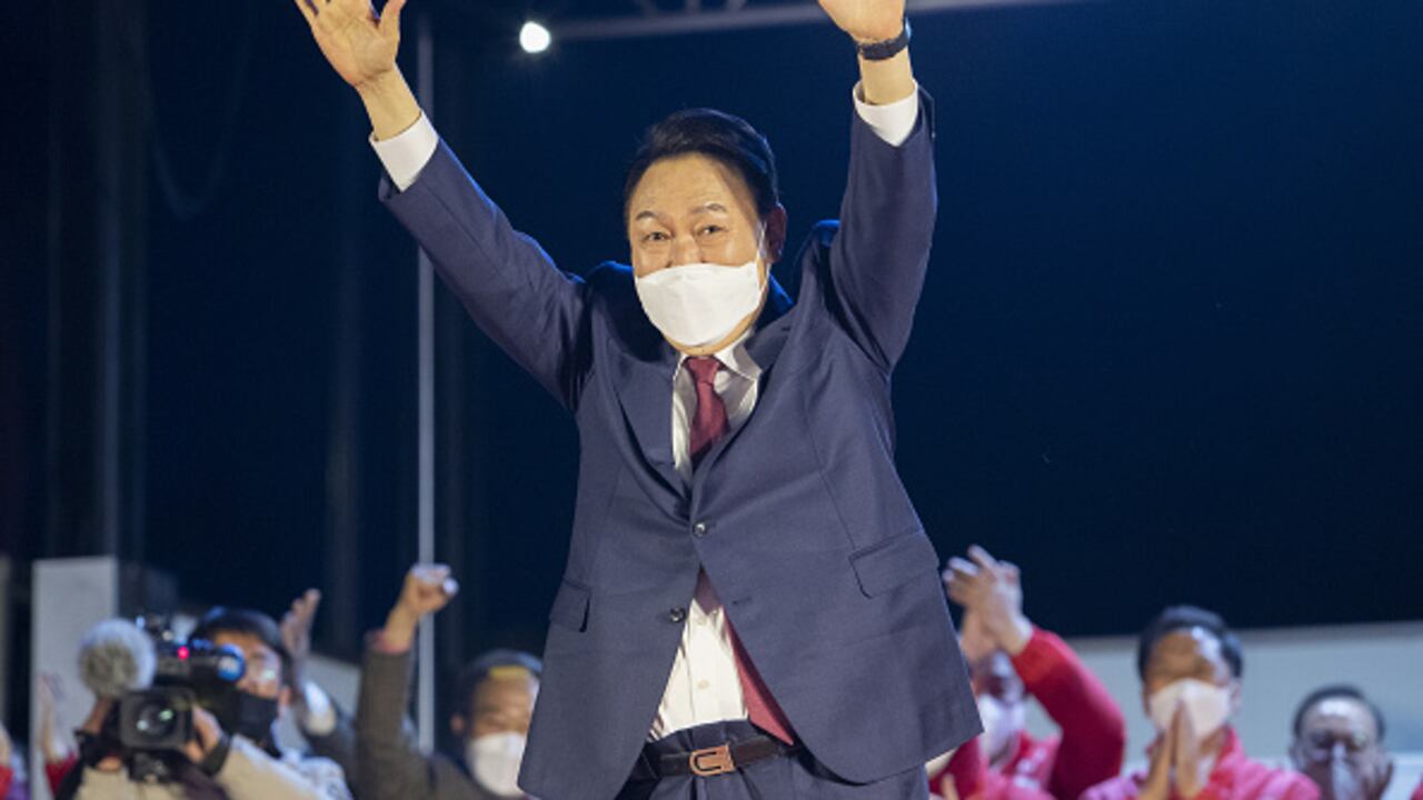 El nuevo presidente de Corea del Sur, Yoon Seok-yeol.