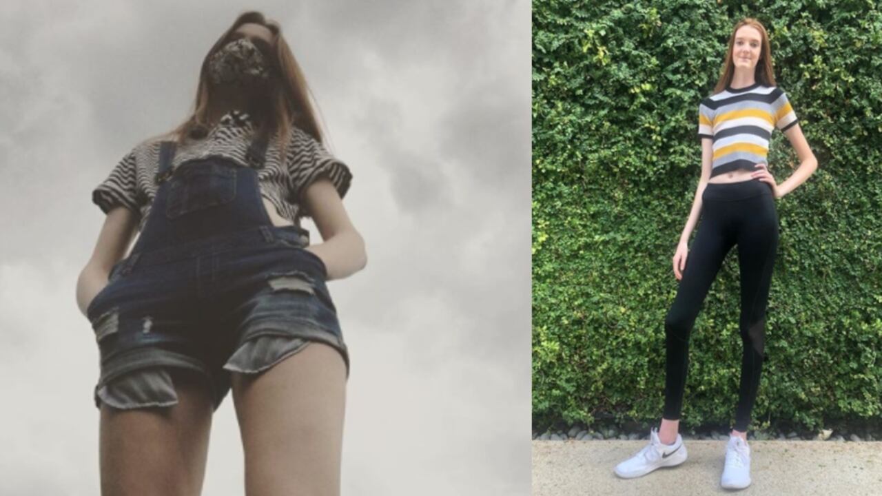 Maci Currin, mujer de las piernas más largas del mundo