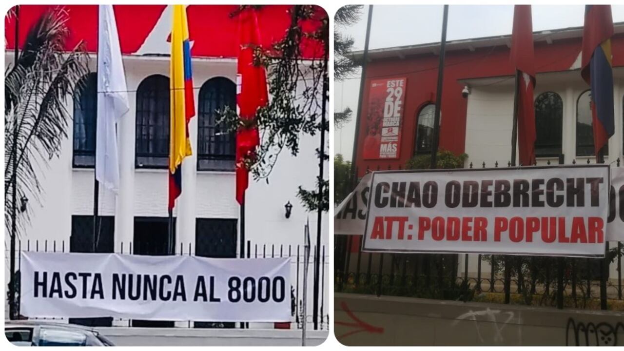 Las vallas en contra y en favor de Ernesto Samper.