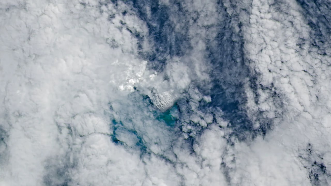 Una imagen fue captada por la Nasa.