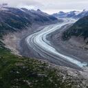 Beautiful landscape view of Lake Clark National Park near Port Alsworth in Alaska.