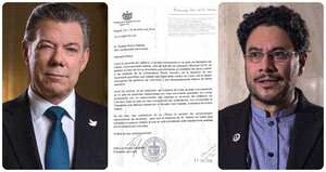 Juan Manuel Santos, Iván Cepeda