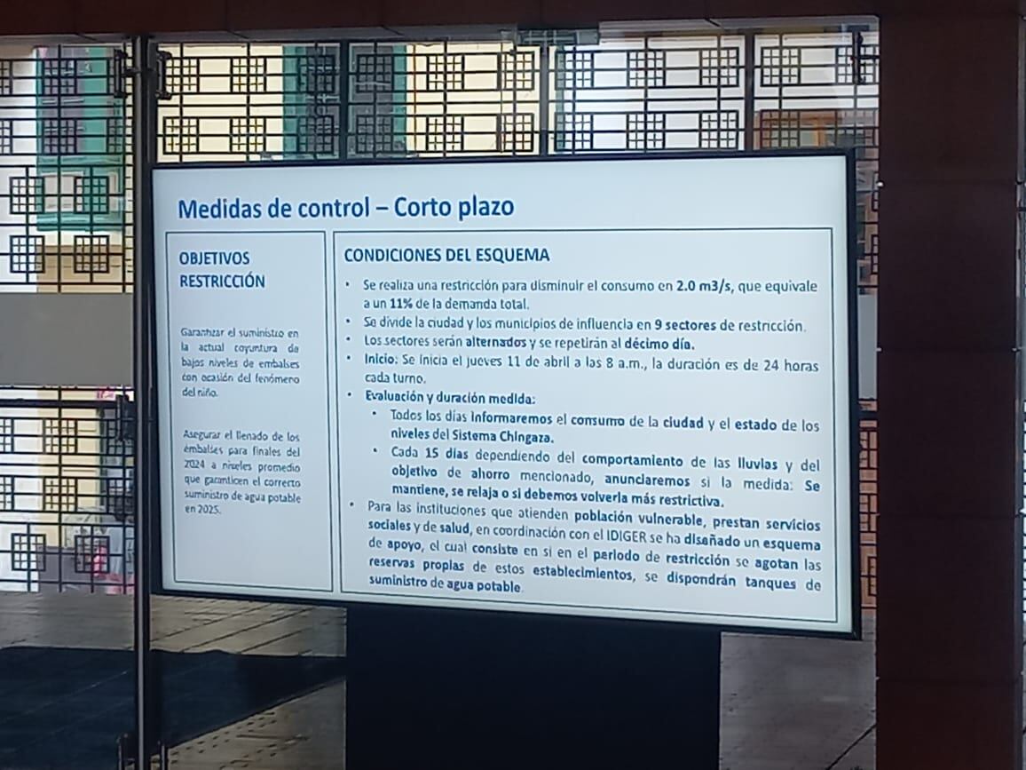 Conferencia de prensa, Alcaldía de Bogotá.