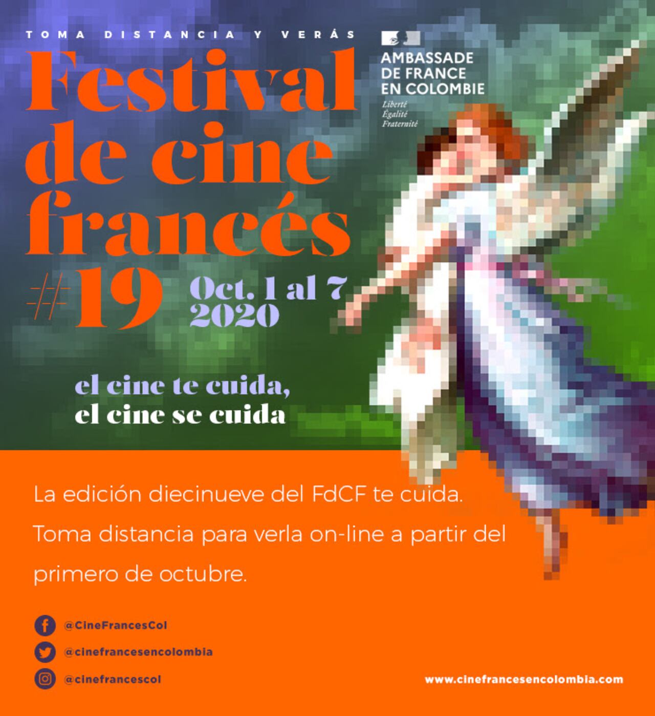 Afiche Festival de Cine Francés 2020