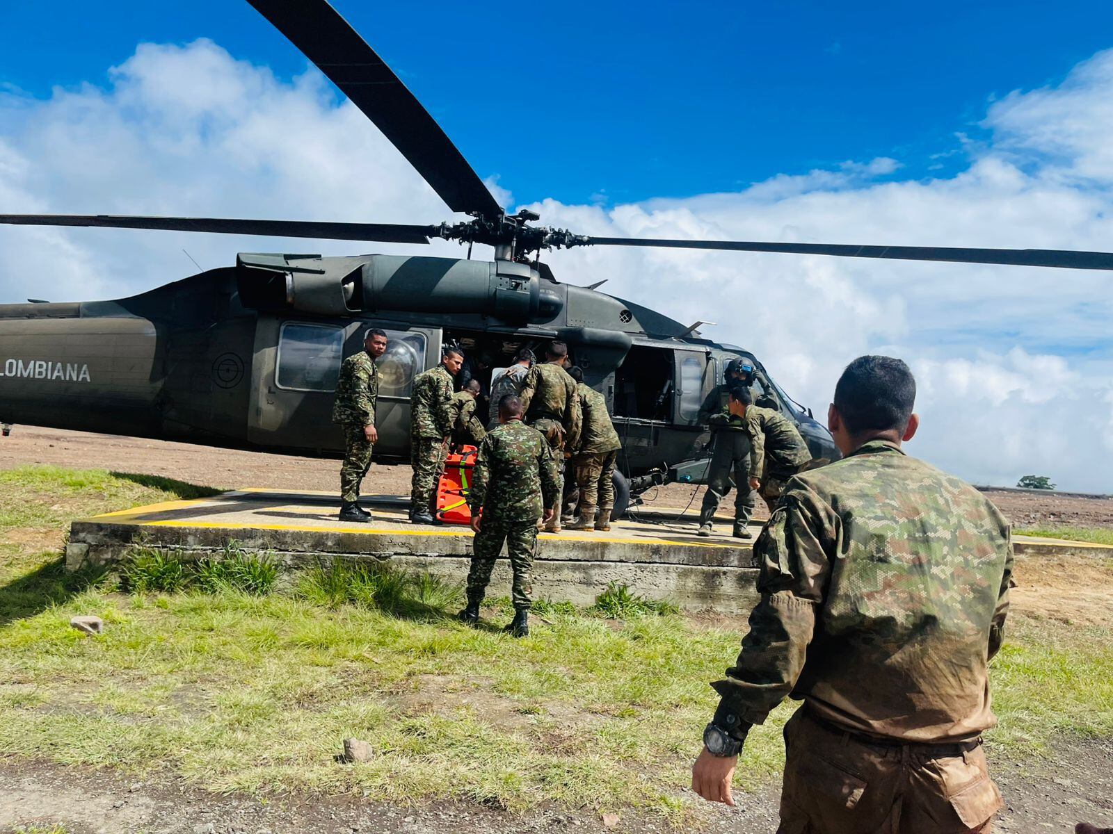 Los combates se registraron el pasado 25 de junio cuando varias unidades del Ejército a la zona rural de este municipio vía área.