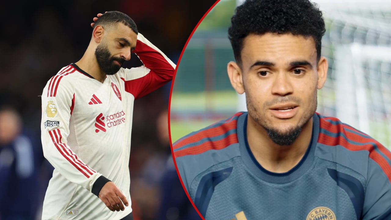 Luis Díaz habló maravillas de Mohamed Salah, su excompañero en Liverpool.
