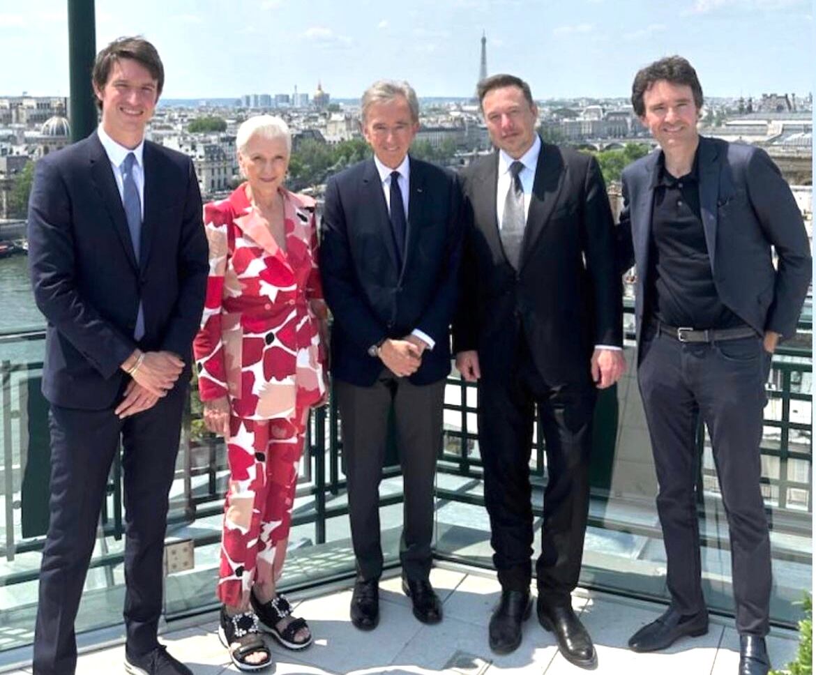 Musk Arnault. Instagram/@antoinearnault