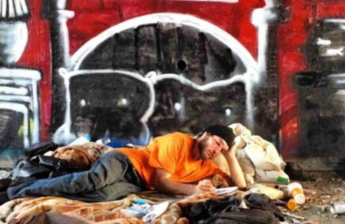 ‘Skidrobot’ es un artista callejero anónimo en Los Ángeles, EE. UU. (no aparece en la foto). Foto: @skidrobot 