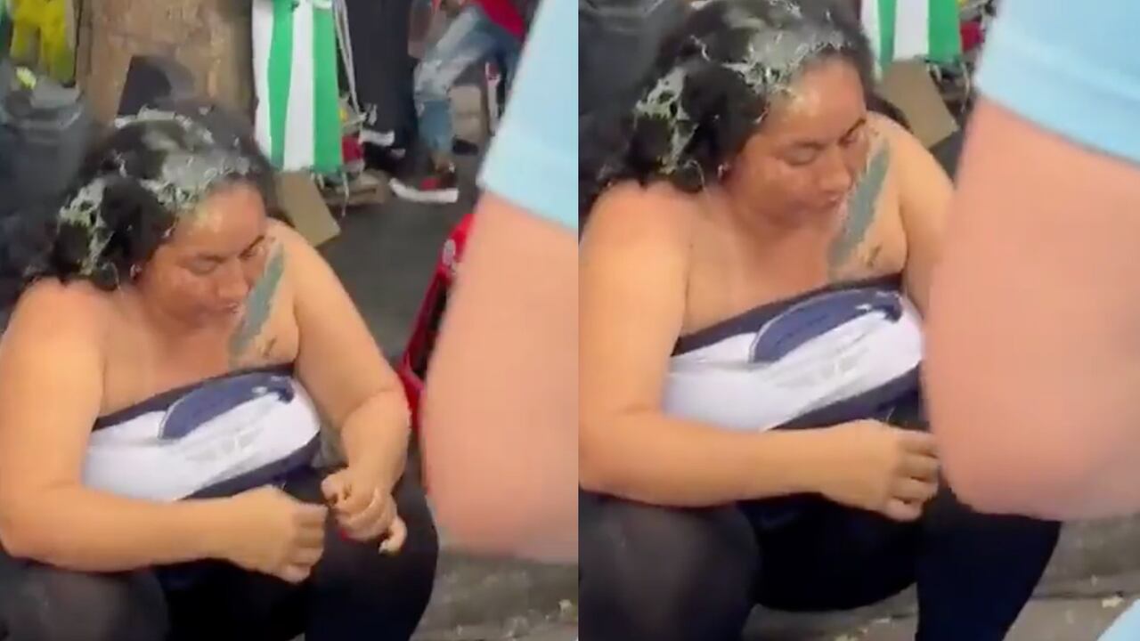 La mujer habría sido sorprendida robando en el sector de El Hueco de Medellín.