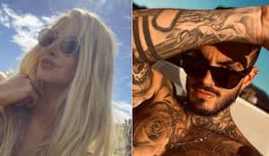 La presentadora se mostró emotiva tras despedirse de su hijo.