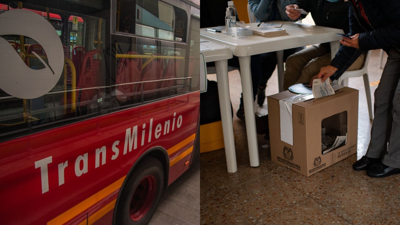 Así funcionará TransMilenio durante el desarrollo de las elecciones en Bogotá.