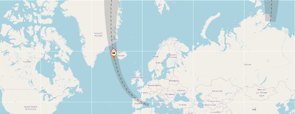 Espacios geográficos con visibilidad del eclipse de 2026.