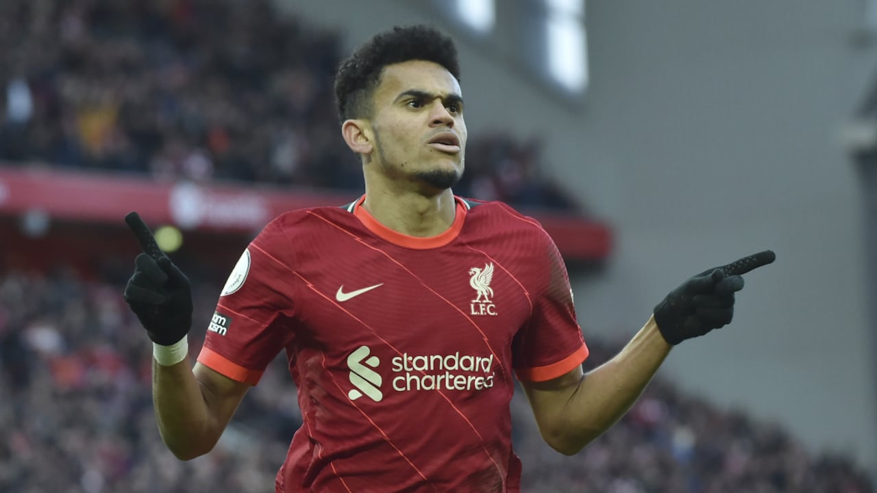 Luis Díaz disputará este miércoles, 23 de febrero, su quinto partido con el Liverpool.