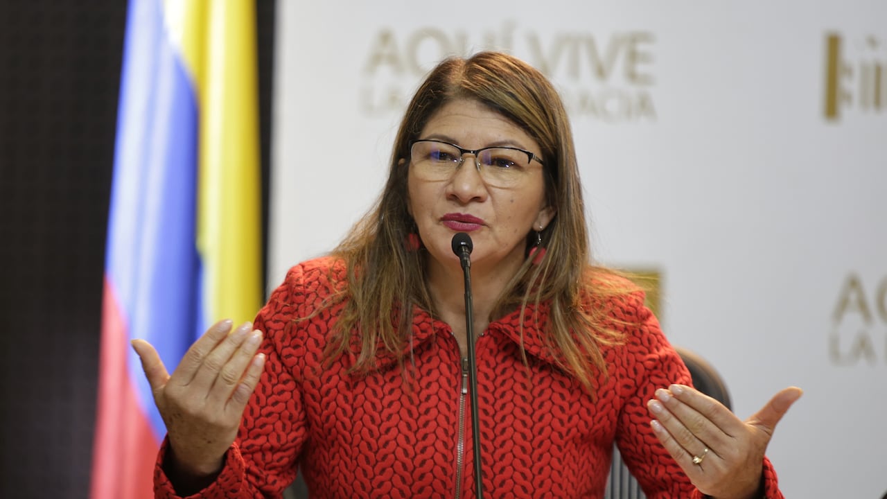 La senadora Sandra Ramírez.