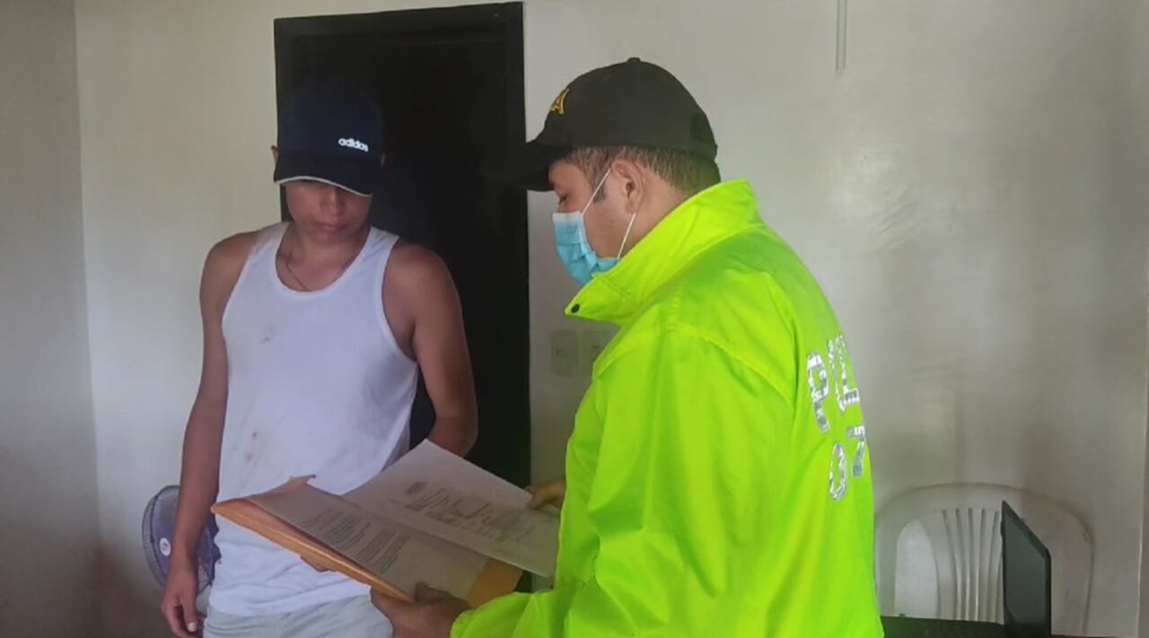Alias Mono Leche fue detenido por la Policía de Tránsito cuando se escondía en una casa y en el departamento del Meta.