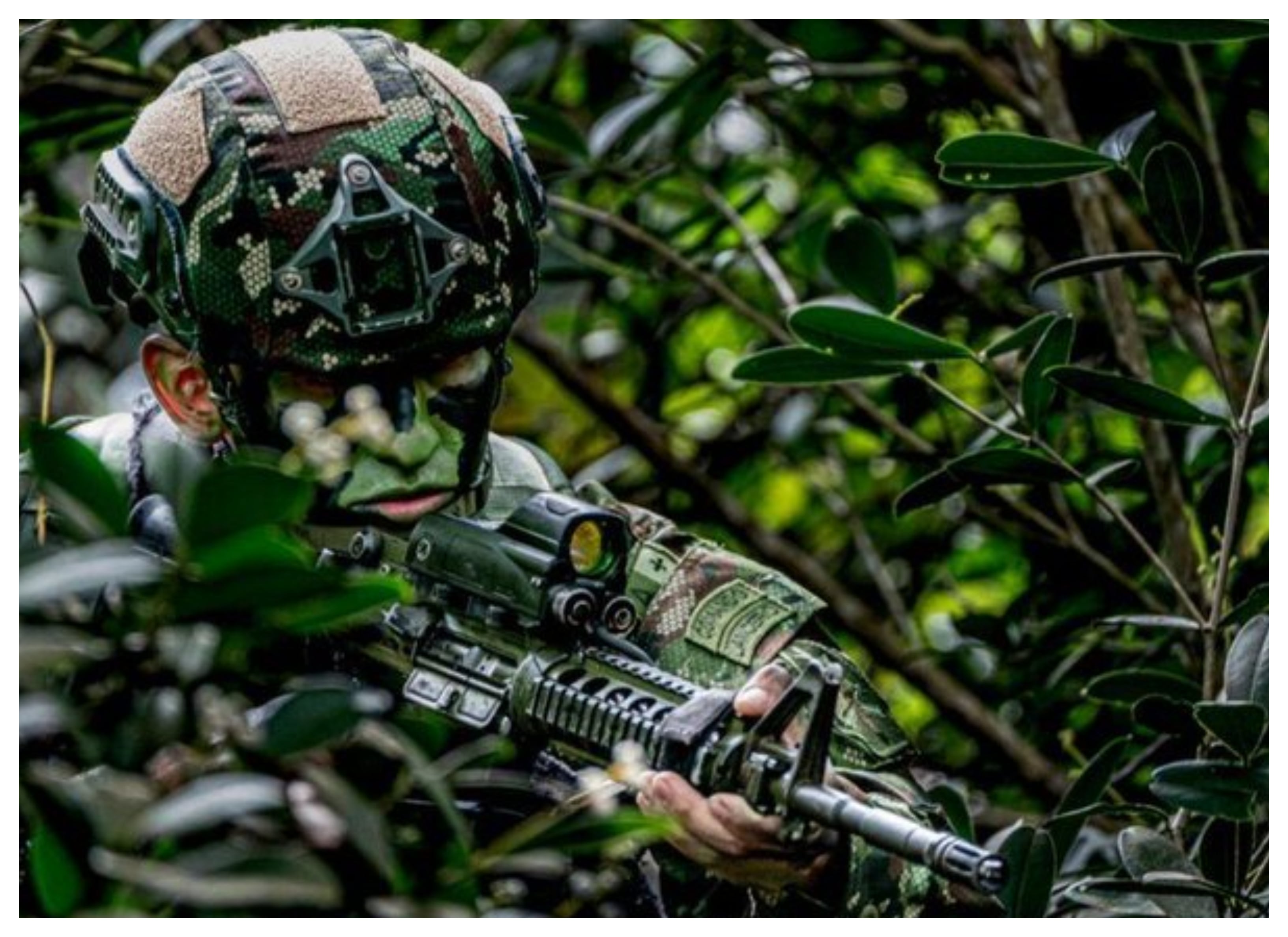 Militares colombianos.