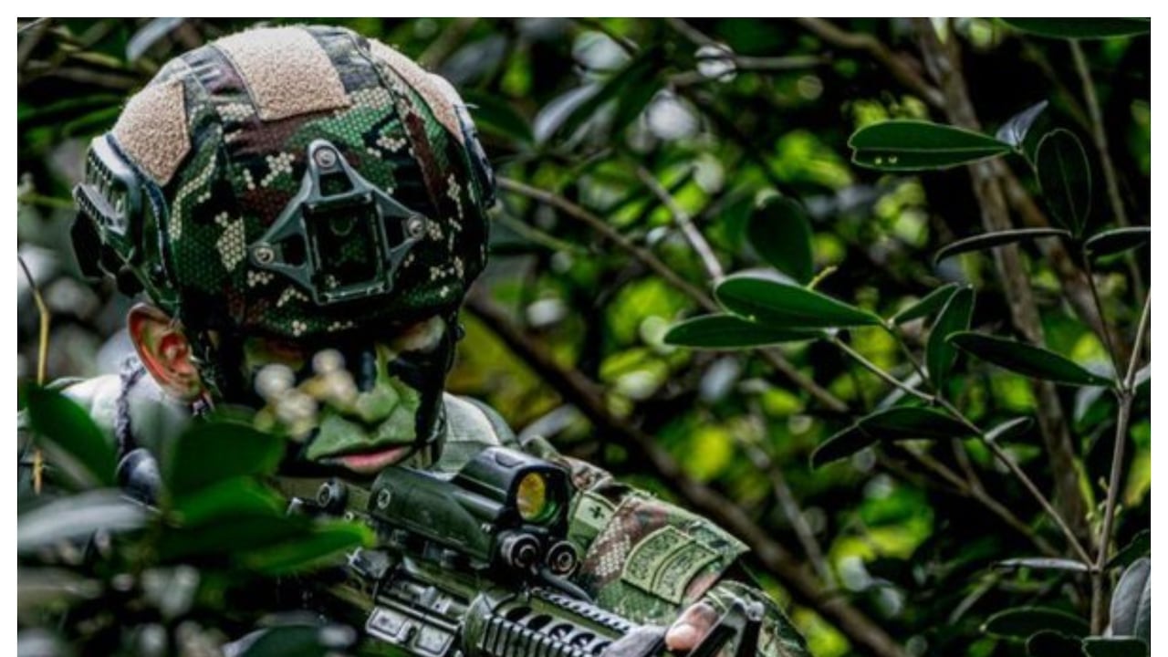 Militares colombianos.