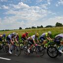 Esteban Chaves en la fuga de la etapa 10