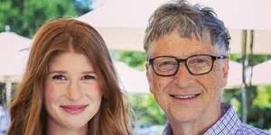 Bill Gates y su hija