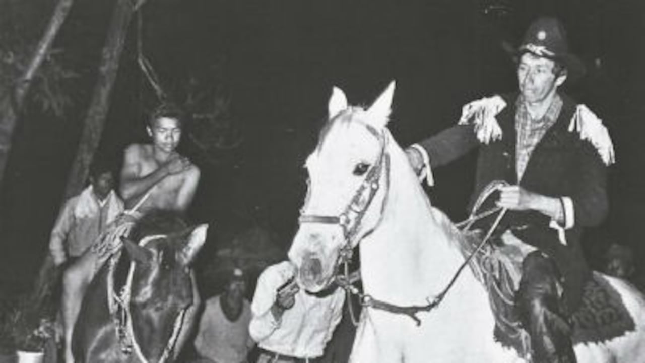 Miguel Ángel Pascuas, alias Sargento Pascuas, en los años setenta. Es uno de los pocos jefes históricos de las Farc que aún sobrevive.