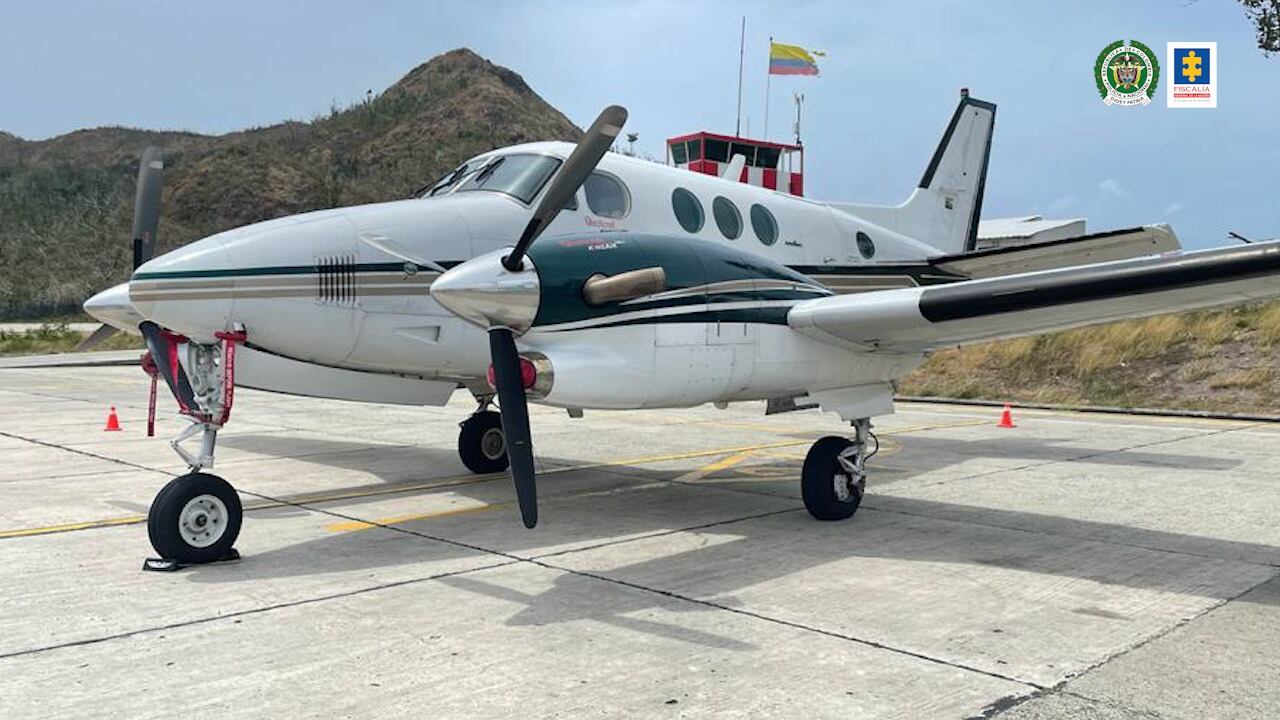 La avioneta en la que fueron hallados 446 kilogramos de cocaína