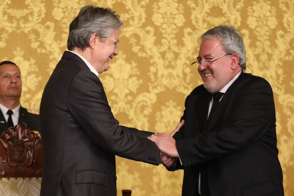 Luis Verdesoto, fue el secretario anticorrupción del gobierno de Guillermo Lasso. Foto: Gobierno de Ecuador.