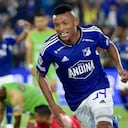 Cortés celebrando uno de sus goles frente a Jaguares