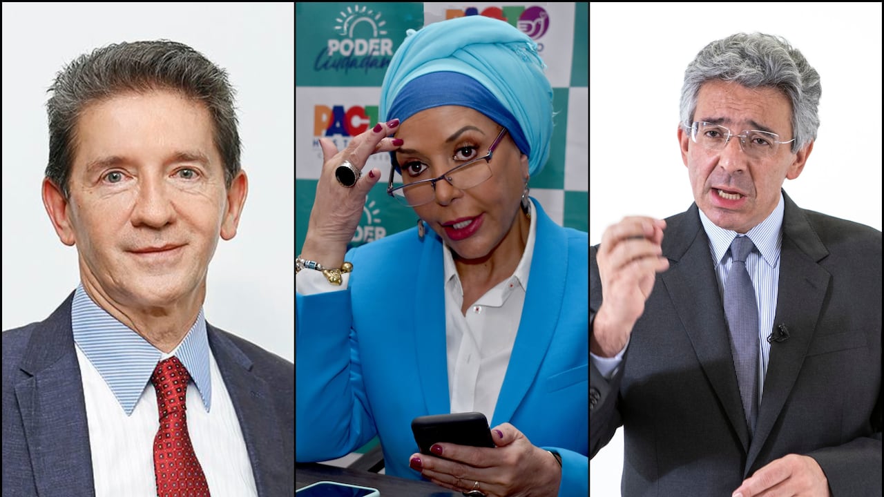 Luis Pérez, Piedad Córdoba y Enrique Gómez.