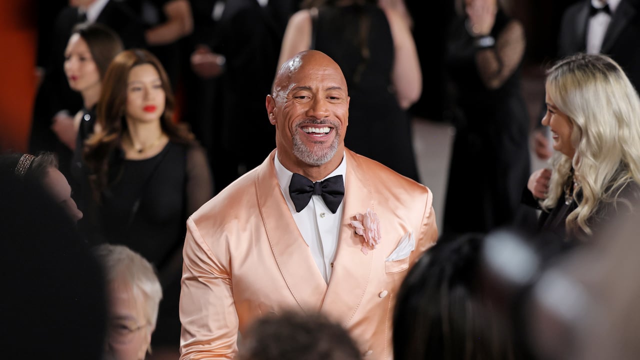 Actor Dwayne Johnson la roca