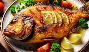 La mojarra es uno de los pescados que pueden prepararse en la freidora de aire.