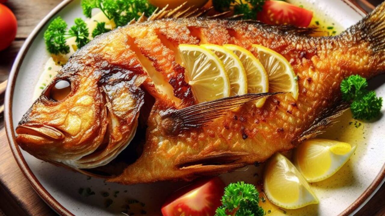 La mojarra es uno de los pescados que pueden prepararse en la freidora de aire.