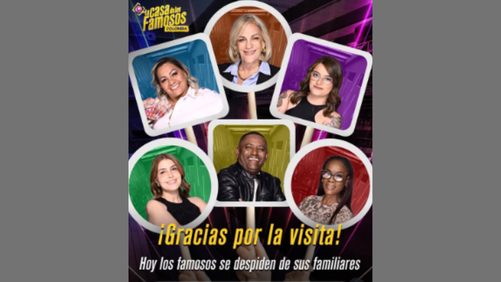 Las familias le dieron a dios a La casa de los famosos