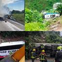 Accidentes ocurridos este año en Colombia.