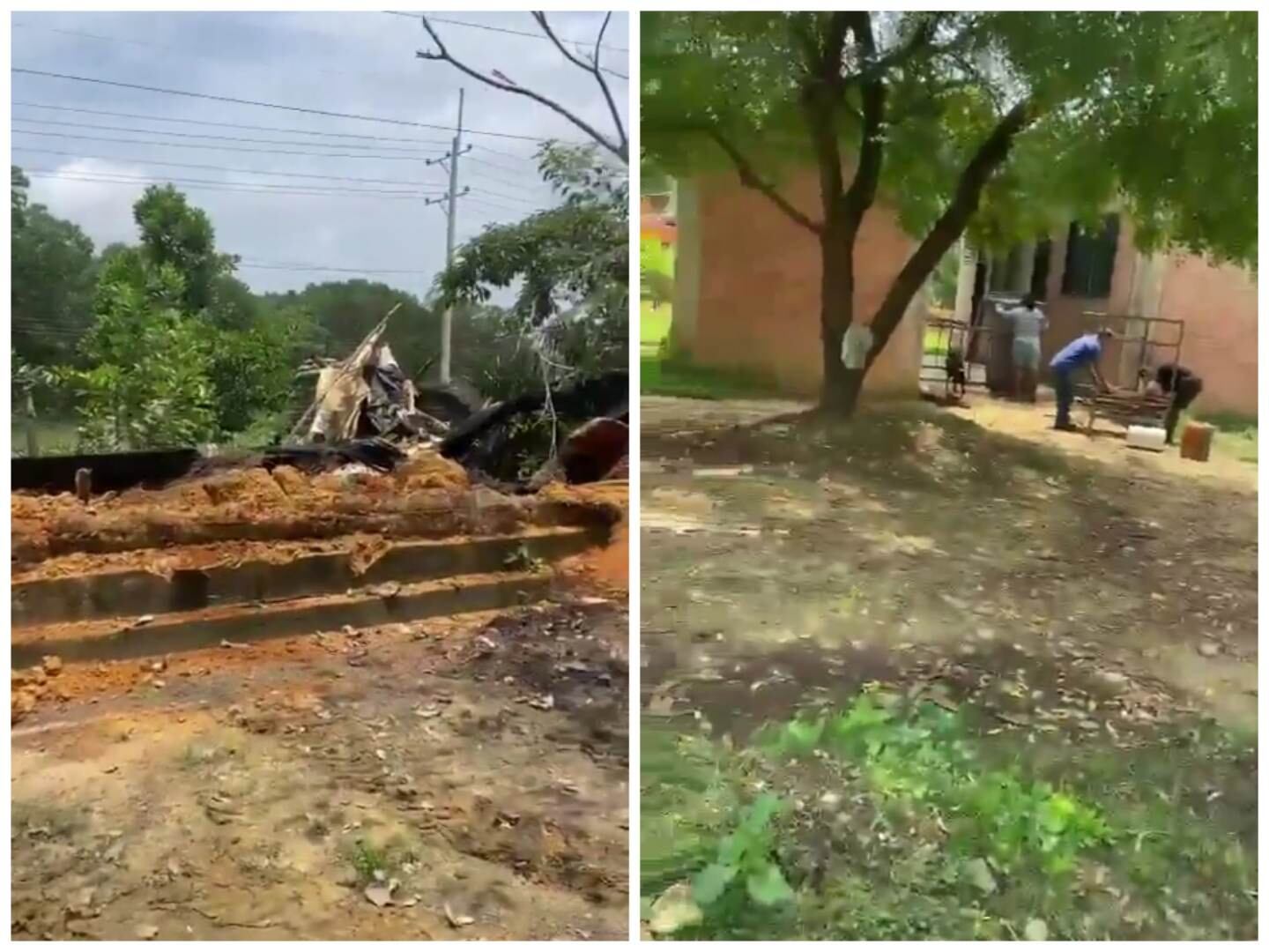 Esta era la base militar.