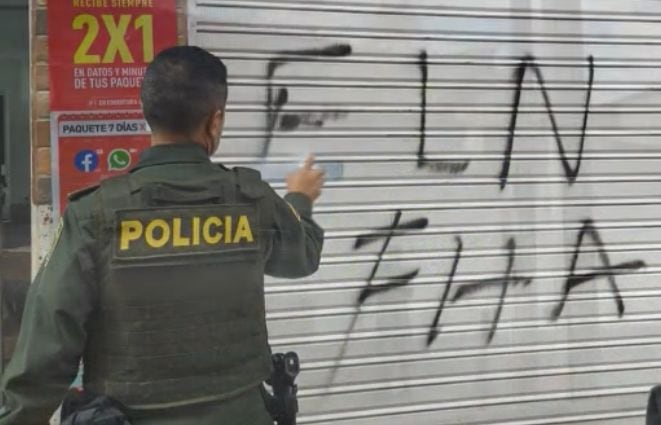 Las autoridades aseguran que los responsables del hecho biuscaron generar zozobra entra la población