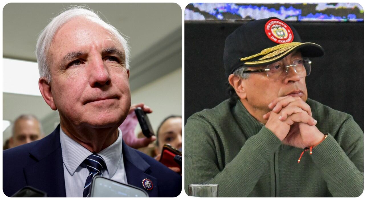 Carlos Gimenez y Gustavo Petro