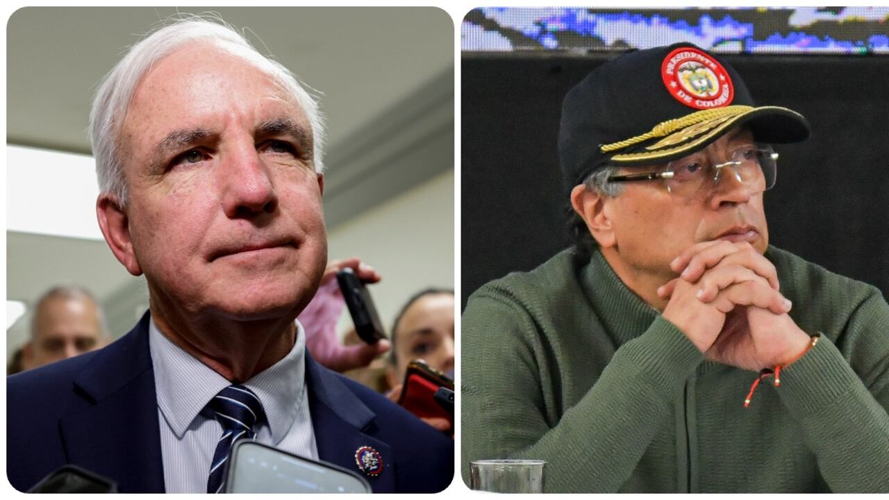 Carlos Giménez y Gustavo Petro.