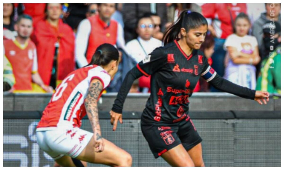 América de Cali y Santa Fe Femenino empataron en la final de ida en el Campín