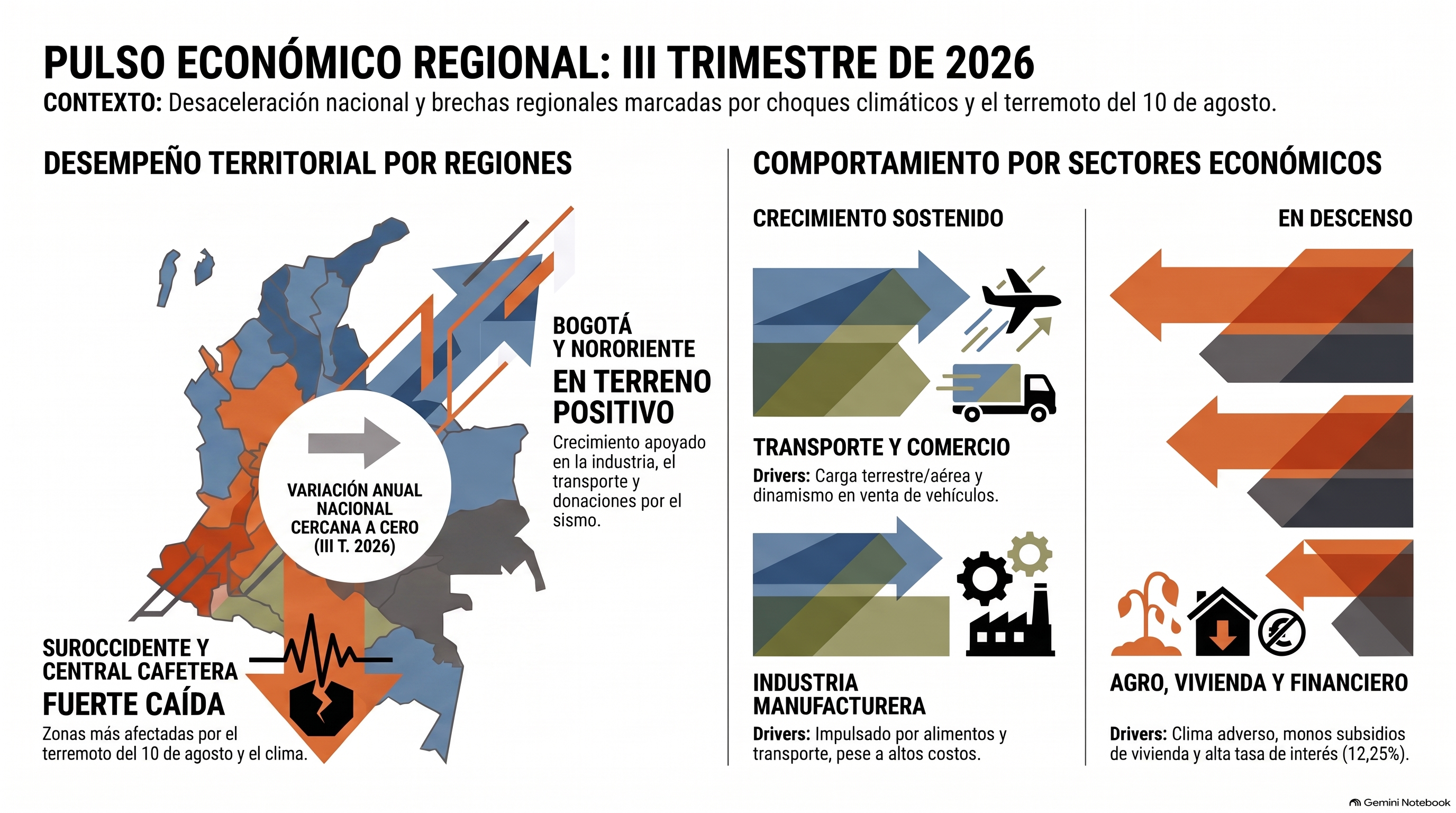 Pulso Económico Regional, tercer trimestre de 2026.