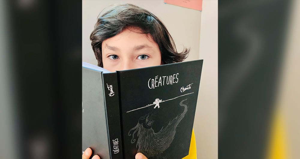 Maximiliano Arias, de 12 años, habla en tres lenguas; inglés, francés y español.