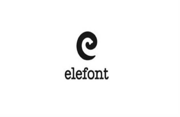 El logo de la empresa creadora de tipos de letra, Elefont, tiene la forma de la trompa de un elefante y al mismo tiempo pareciera la vocal 'E'. 