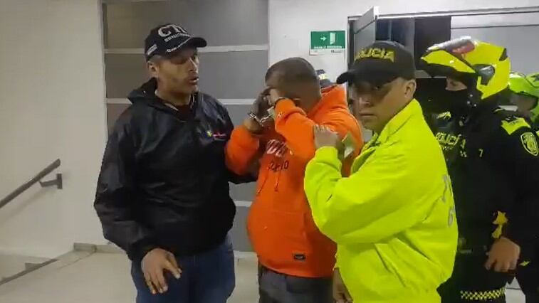 Julio César Martínez Caro, presunto  presunto asesino de Sebastián Valverde, el joven que fue atacado para robarle unos euros en Bogotá.