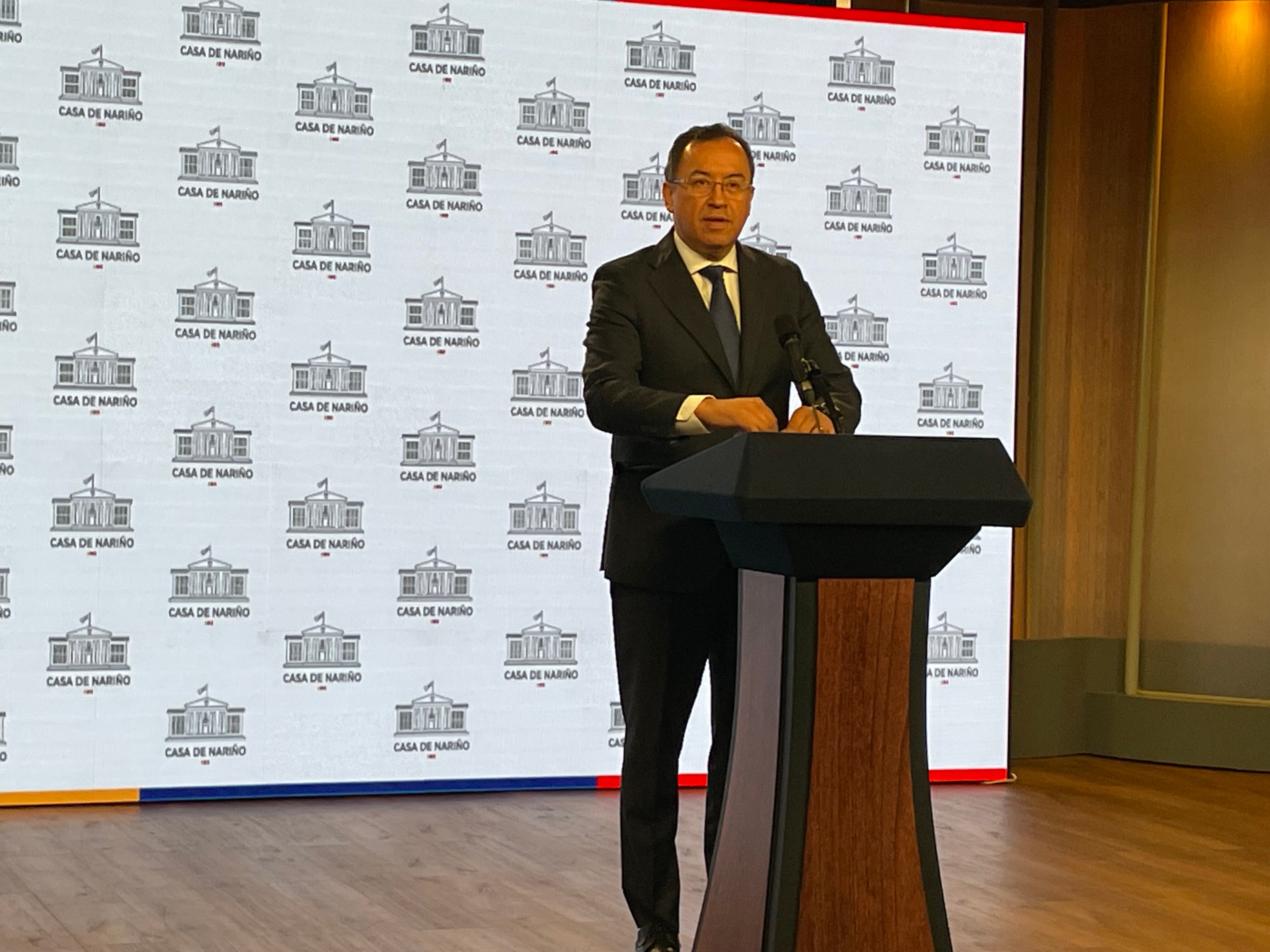 Alfonso Prada portavoz del Gobierno nacional