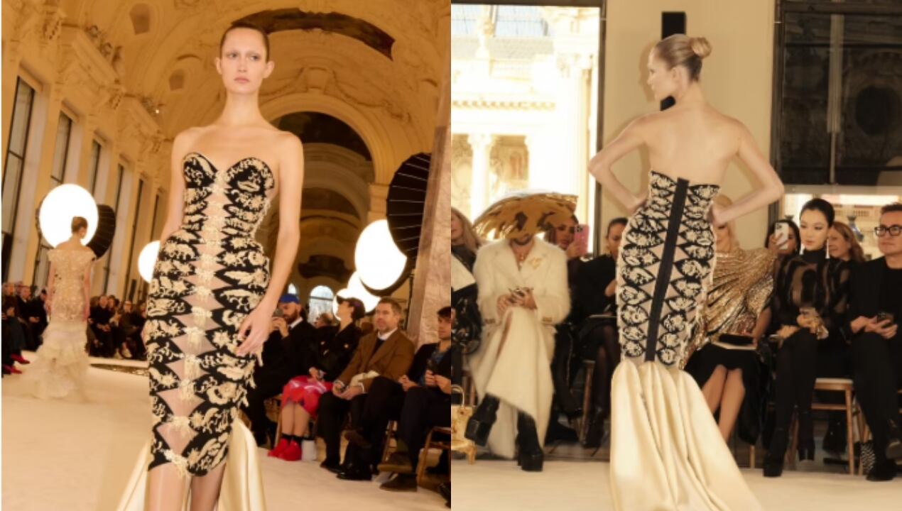 Karol G deslumbró en la Semana de la Alta Costura de París vestida de Schiaparelli