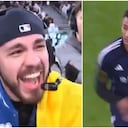 Juan Guarnizo (izquierda), reconocido streamer, celebrando el golazo de Angellot Caro (derecha) en la final de la Kings World Cup.