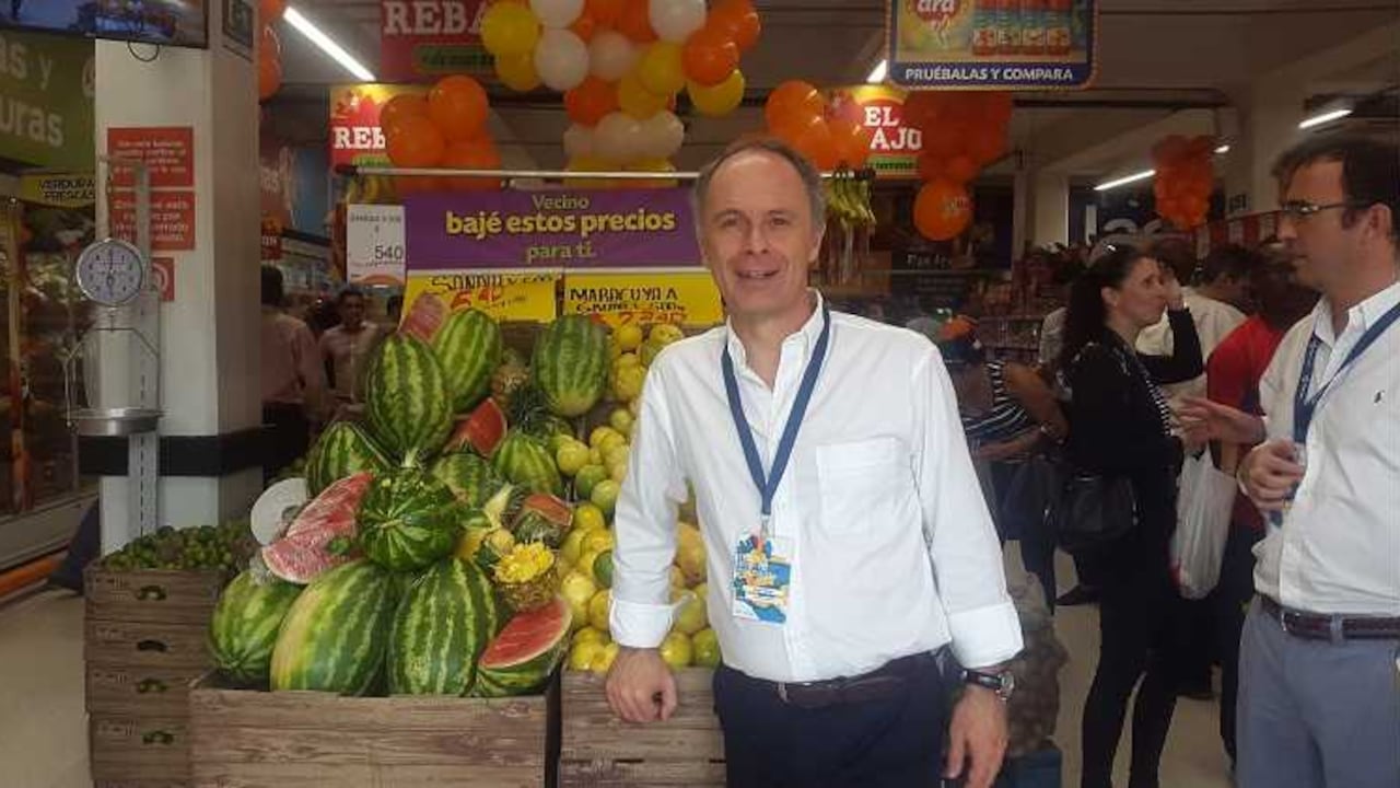 Pedro Veloso, CEO de tiendas Ara en Colombia.