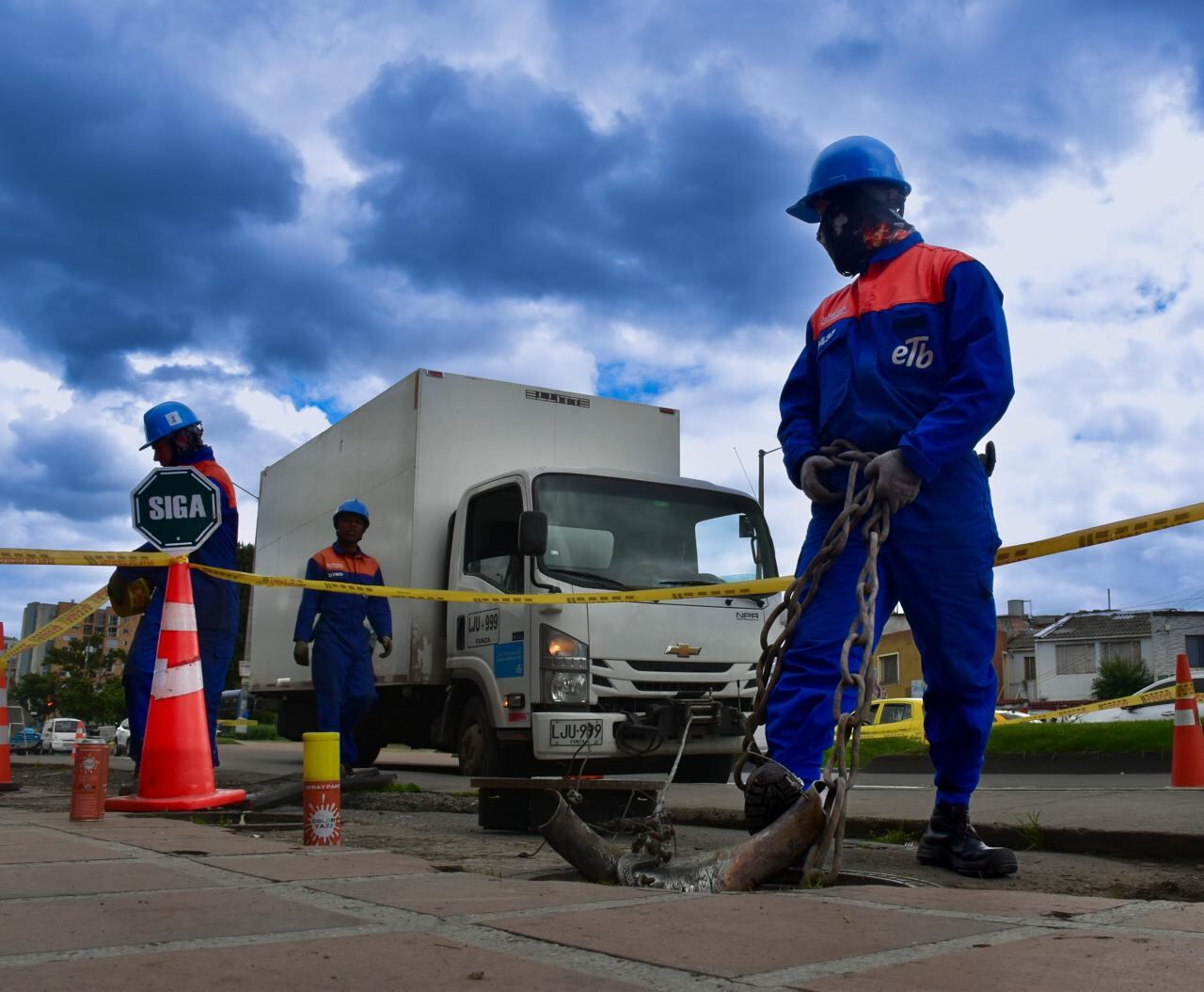Robo de cables en Bogotá