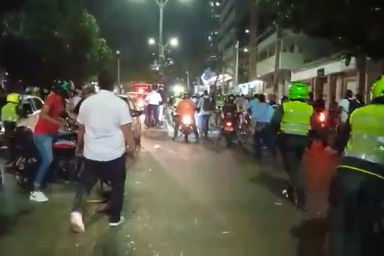 El intento de robo se registró en la calle 72 con carrera 41B.