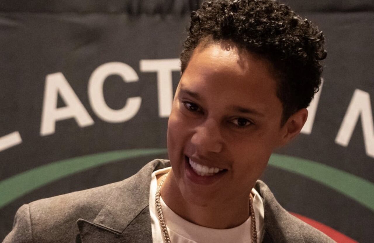 Brittney Griner apareció por primera vez en público ante medios de comunicación de Estados Unidos