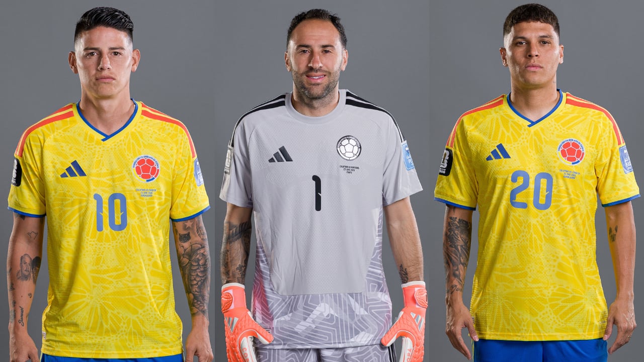 James Rodríguez, David Ospina y Juan Fernando Quintero aceptaron el reto de baile de sus hijas.